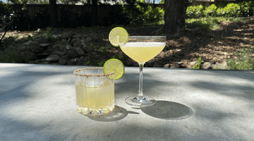 Non-alcoholic margarita with Ritual Zero Proof Tequila Alternative and Free Spirits Spirit of Tequila
