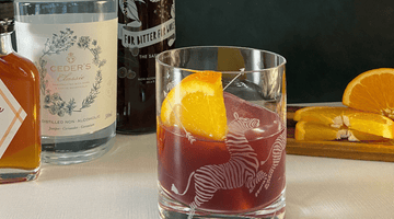 non-alcoholic Negroni cocktail / mocktail