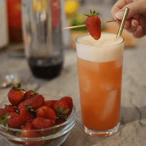 fruity non-alcoholic cocktail