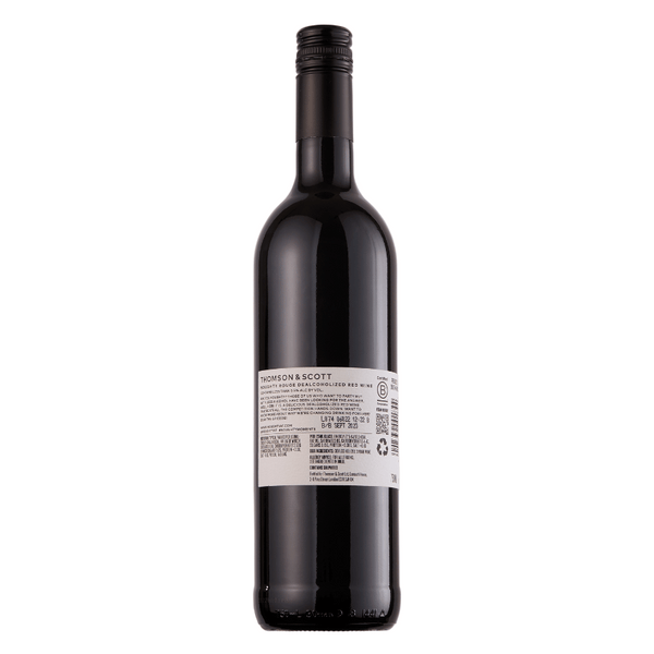 Noughty Non-Alcoholic Rouge Syrah back label
