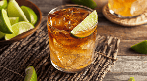 Non-Alcoholic Dark 'n Stormy Cocktail / Mocktail Recipe