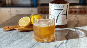 non-alcoholic honey whiskey sour cocktail mocktail recipe