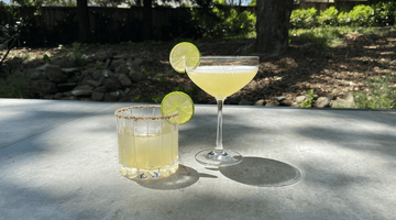 Non-alcoholic margarita with Ritual Zero Proof Tequila Alternative and Free Spirits Spirit of Tequila