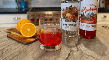 abstinence non-alcoholic negroni cocktail mocktail recipe