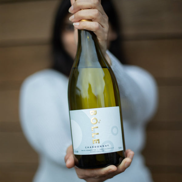 BOLLE Chardonnay non-alcoholic white wine label