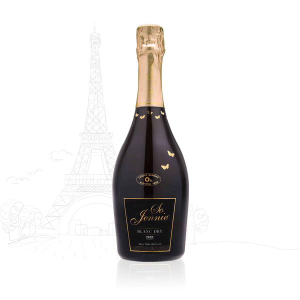 So Jennie Paris Blanc Dry 750ml non-alcoholic sparkling wine