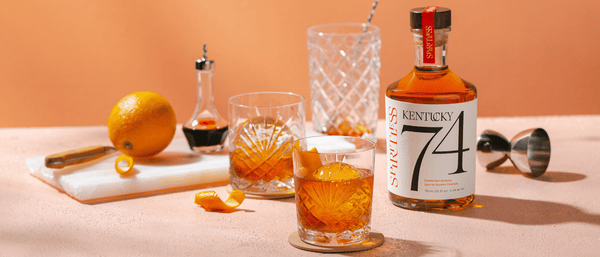 Spiritless Kentucky 74 alcohol-free bourbon whiskey