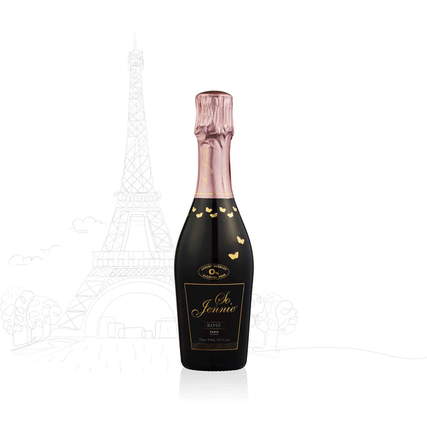 So Jennie Paris Rosé Bubbly 375ml non-alcoholic sparkling wine