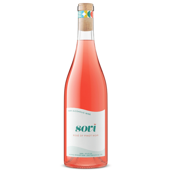 sovi non-alcoholic rose wine alternative