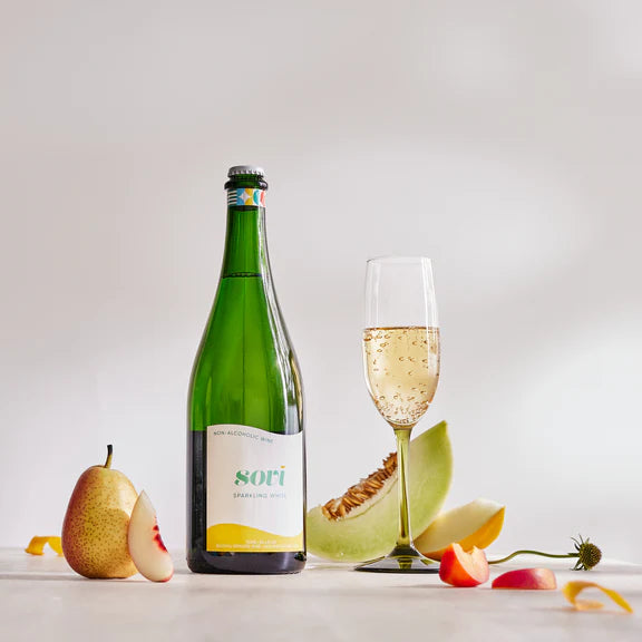 Sovi non-alcoholic sparkling white wine with fruit