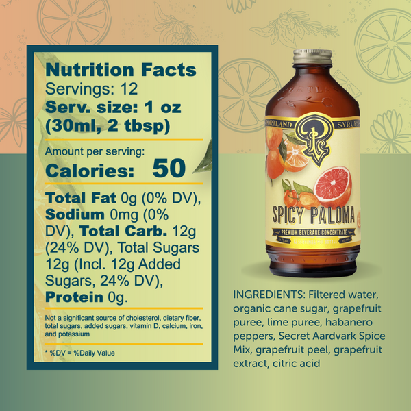 Spicy Paloma Syrup