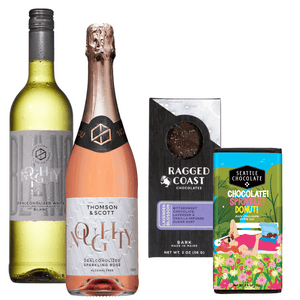 mother's day chocolate and alcohol-free wine gift set
