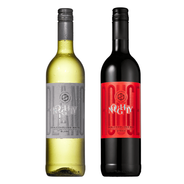 Noughty Non-Alcoholic Red & White Wine Duo