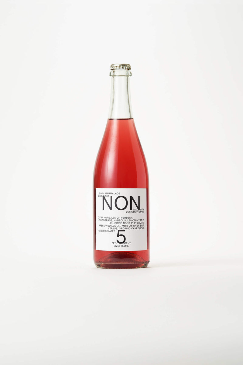 NON5 Lemon Marmalade & Hibiscus – The Dry Goods Beverage Co.